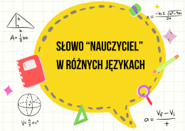 Dzień Nauczyciela.